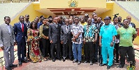 Members of the Ghana Boxing Association in a group picture