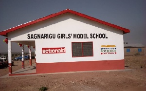 The all-girls model school was inaugurated by ActionAid Ghana