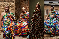 Kente is a handwoven cloth made from silk or cotton