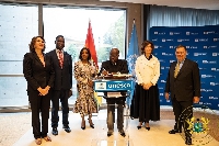 President Nana Addo Dankwa Akufo-Addo with UNESCO board