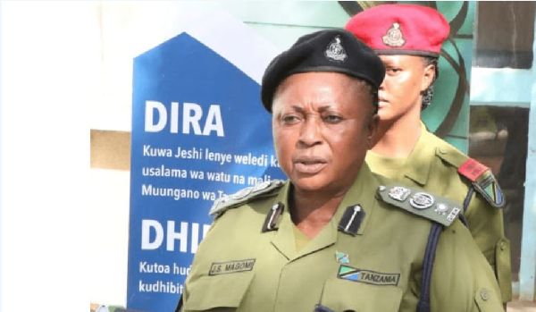 Shinyanga Regional Police Commander Janeth Magomi