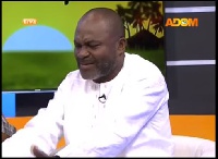 In this picture MP for Assin Central, Kennedy Agyapong sits as a panel on 'Badwam'