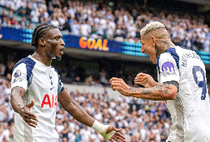Kudus (L) assisted Richarlison (R) twice against Burnley