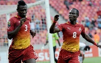 Asamoah Gyan Agyemang Badu played together for the Black Stars