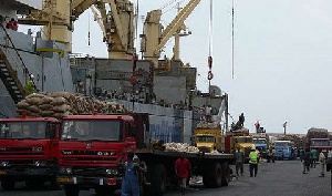 File photo of Ghana Ports