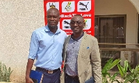 CK Akonnor and his assistant David Duncan