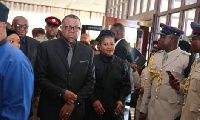President of Namibia Hage Gottfried Geingob at the Accra International Conference Centre