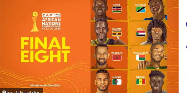 Countries for the knock stage of the competition