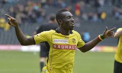 Ghanaian striker Samuel Afum