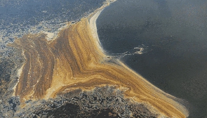 File photo of an oil spill