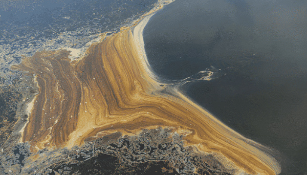 File photo of an oil spill