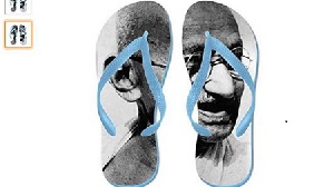 Screenshot of flip-flops from Amazon website