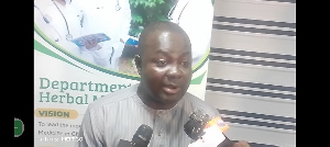 Professor I.K. Amponsah, Head of the Department of Herbal Medicine at KNUST