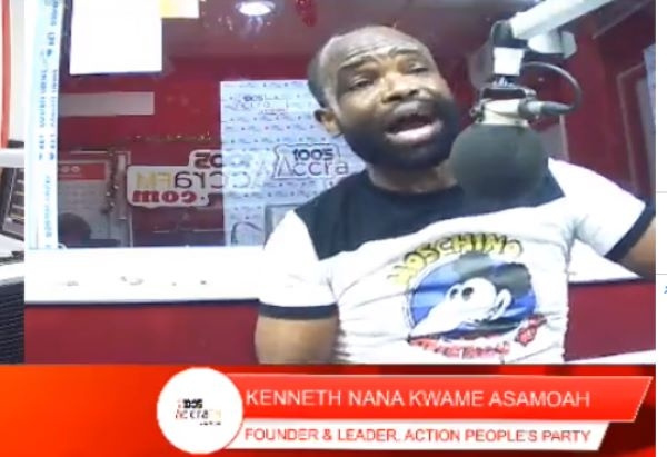 Founder and leader of the Action People’s Party (APP), Kenneth Nana Kwame Asamoah