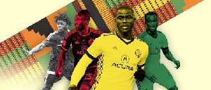 All four Ghanaian players were in action for Columbus Crew