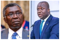 Professor Frimpong Boateng [L] and Samuel Abu Jinapor