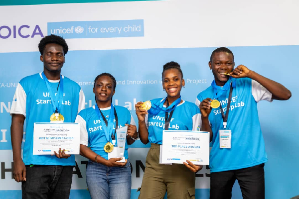 Participants who won medals at the Inclusive Learning Hackathon