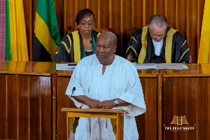 John Dramani Mahama is the President of Ghana