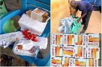 Some of the ammunition that was intercepted