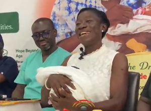 The Story of Doris: Ghana’s 'Sarah', who gave birth to her first child at 61 years