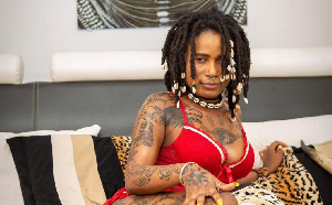 Ghanaian songstress Labena, popularly known as 'Ghana’s Tattoo Girl'