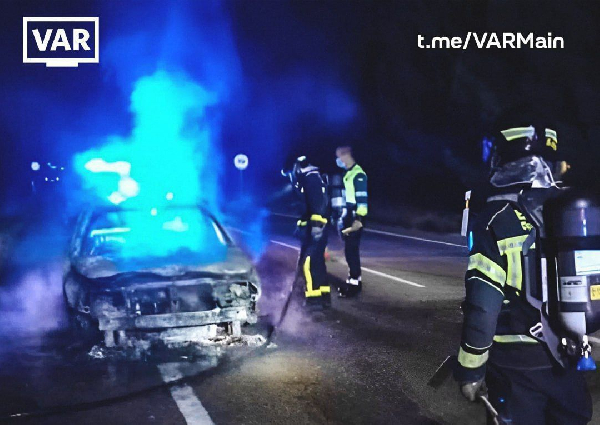 Jota's car reportedly caught fire