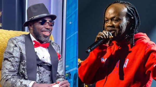 Big Akwes (L) has been slammed on social media for making a comment about Lumba's (R) death