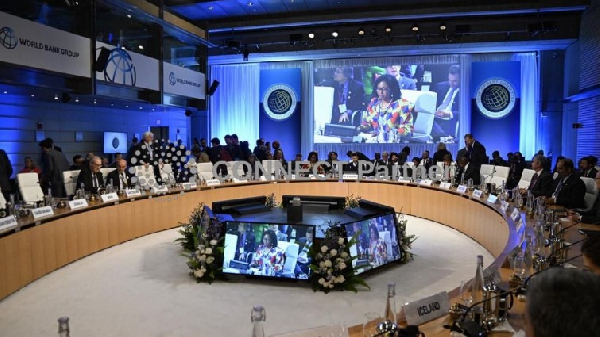 Members arrive for a meeting of the World Bank Development Committee PHOTO | REUTERS