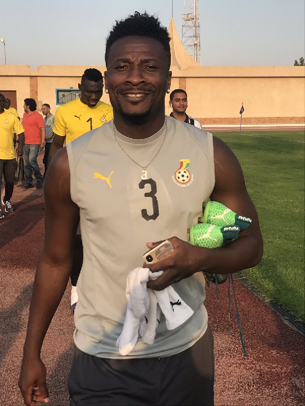 Black Stars striker , Asamoah Gyan