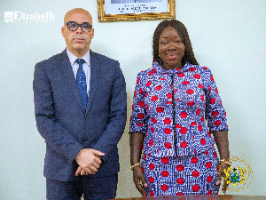 Abderrahim Cherrab and Elizabeth Ofosu-Adjare (R)