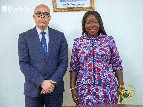 Abderrahim Cherrab and Elizabeth Ofosu-Adjare (R)