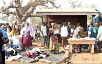 Traders doing brisk business as they display their wares