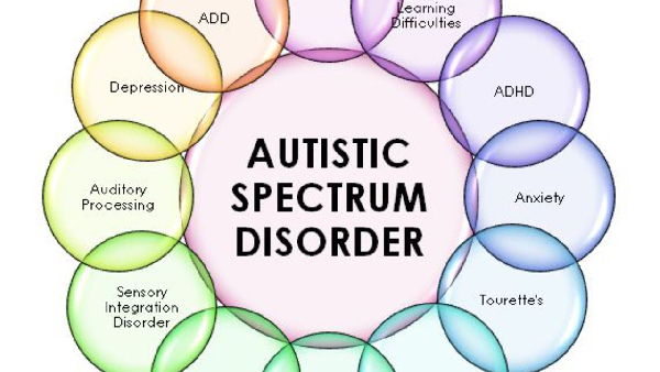 Being autistic means one's brain works in a different way from other people