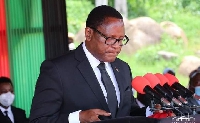 Malawi's president, Lazarus Chakwera