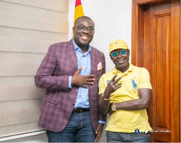 Amakye Dede captured with Sammie Awuku