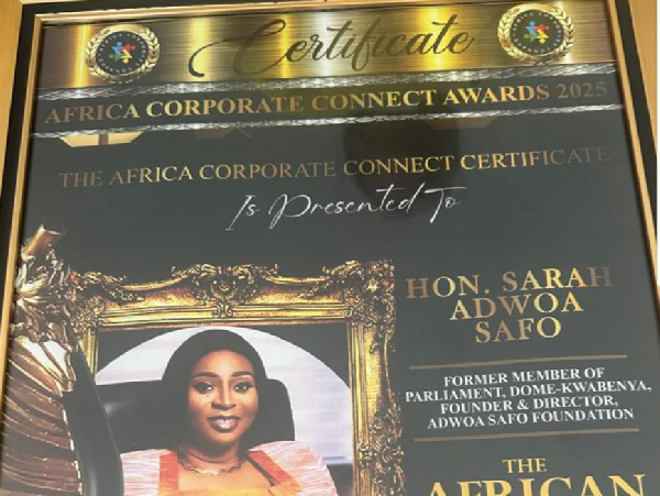 Sarah Adwoa Safo, former Member of Parliament for Dome-Kwabenya