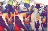 A video has gone viral showing a young man brutally assaulted by a city guard.