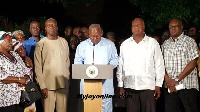 Outgoing president John Mahama has conceded defeat