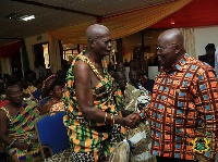 President Nana Addo Dankwa Akufo-Addo with some chiefs