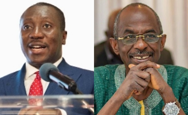 Asiedu Nketiah (R) says the NPP got it wrong by making Afenyo-Markin (L) its leader in Parliament