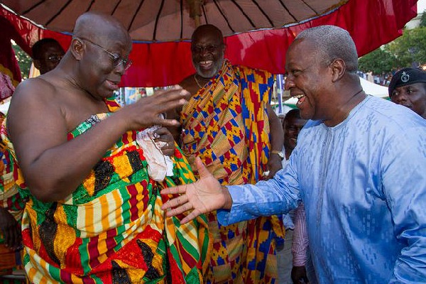 President Akufo-Addo and Ex President John Mahama