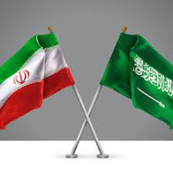 Flags of Saudi Arabia and Iran