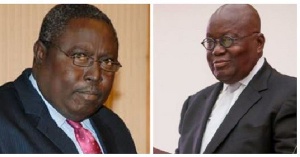 Martin Amidu,  Special Prosecutor nominee and President Akufo-Addo