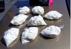File photo: Impounded cocaine