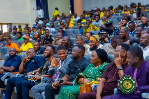 Scene from the stakeholder forum in Kumasi