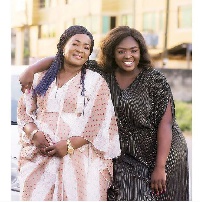 Christiana Awuni and Tracey Boakye