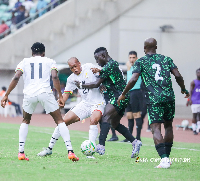 Black Galaxies in their game against Nigeria B