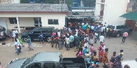 Some parents besieged the Education Ministry to demand answers as the Free SHS start today