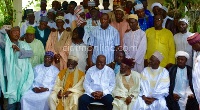 Chief Imam, and others paid a courtesy call on President-elect Nana Akufo-Addo at his residence