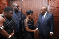 President Akufo-Addo met a delegation from late Atsu's family